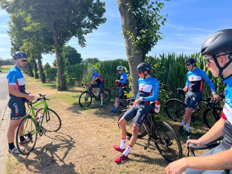 Tim Sherstobitoff coaching the Junior Mens National Team project in Netherlands and Belgium. 